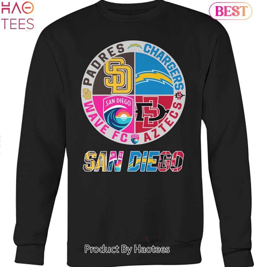 Official san Diego Padres Wave FC And Aztecs Shirt, hoodie