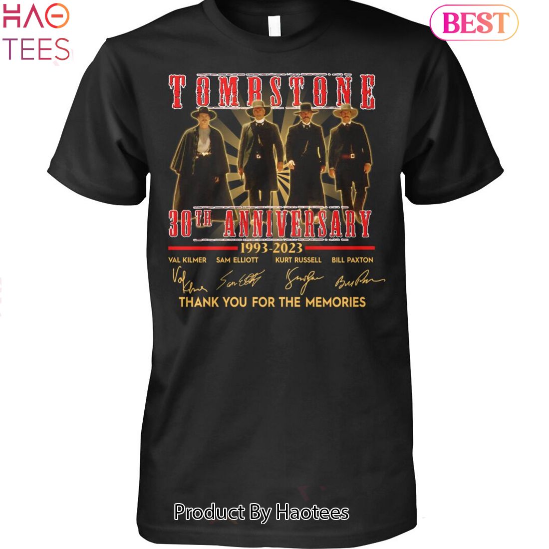 Tomrstone 30 Anniversary 1993-2023 Thank You For The Memories Unisex T-Shirt Tomrstone 30 Anniversary 1993-2023 Thank You For The Memories Unisex T-Shirt