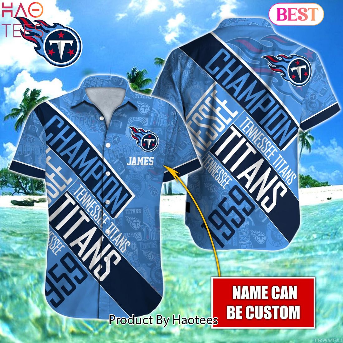 Tennessee Titans NFL-Personalized Hawaii Shirt Style Hot Trending