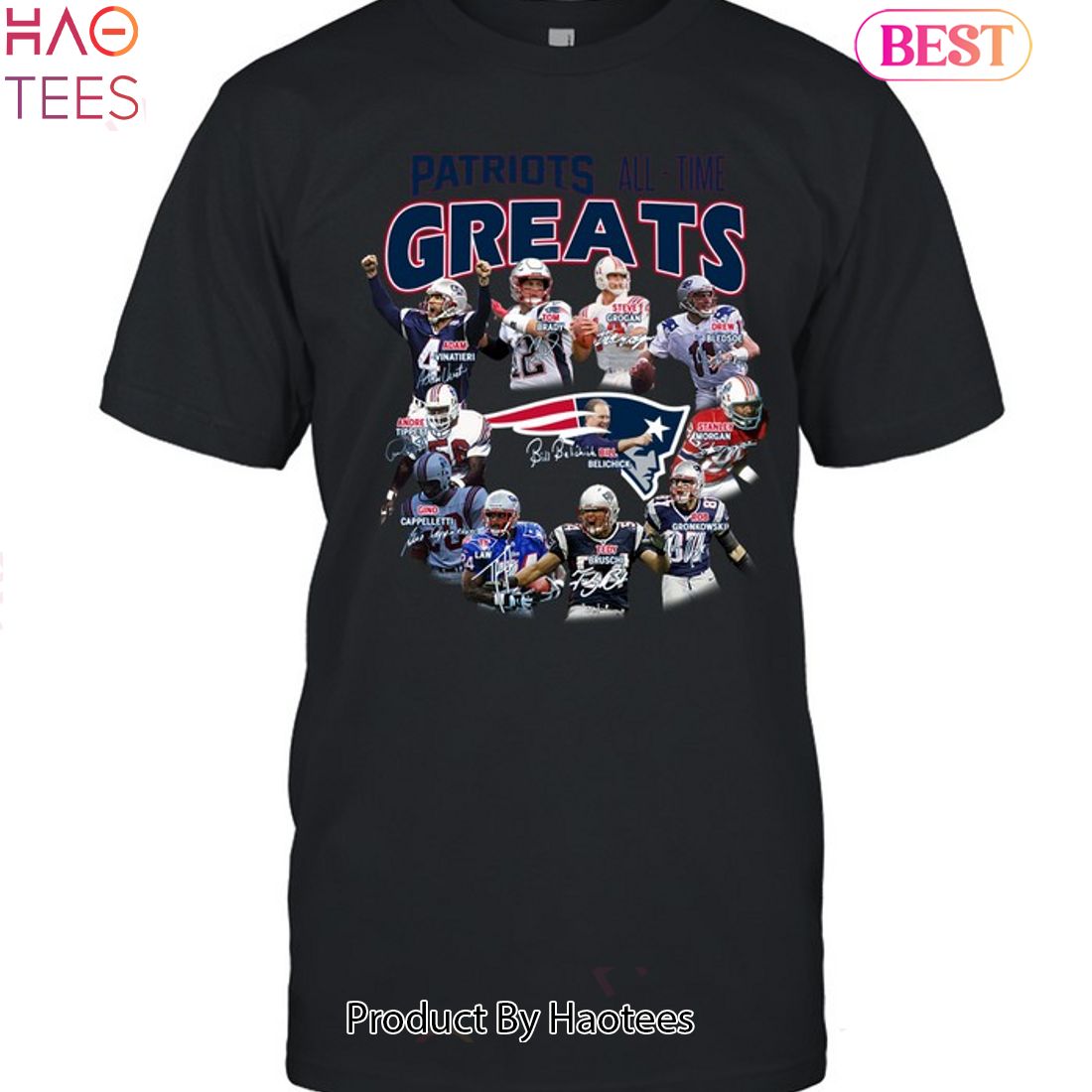 All-Time Greats New England Patriots 2023 Unisex T-Shirt All-Time Greats New England Patriots 2023 Unisex T-Shirt
