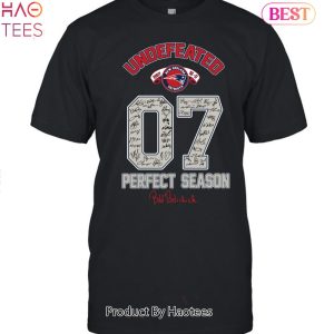 Undefeated 07 Perfect Season New England Patriots 2023 Unisex T-Shirt