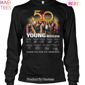50 Years Of 1973-2023 The Young And The Restless Thank You For The Memories Unisex T-Shirt