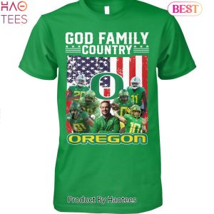 God Family Country Oregon Ducks Unisex T-Shirt