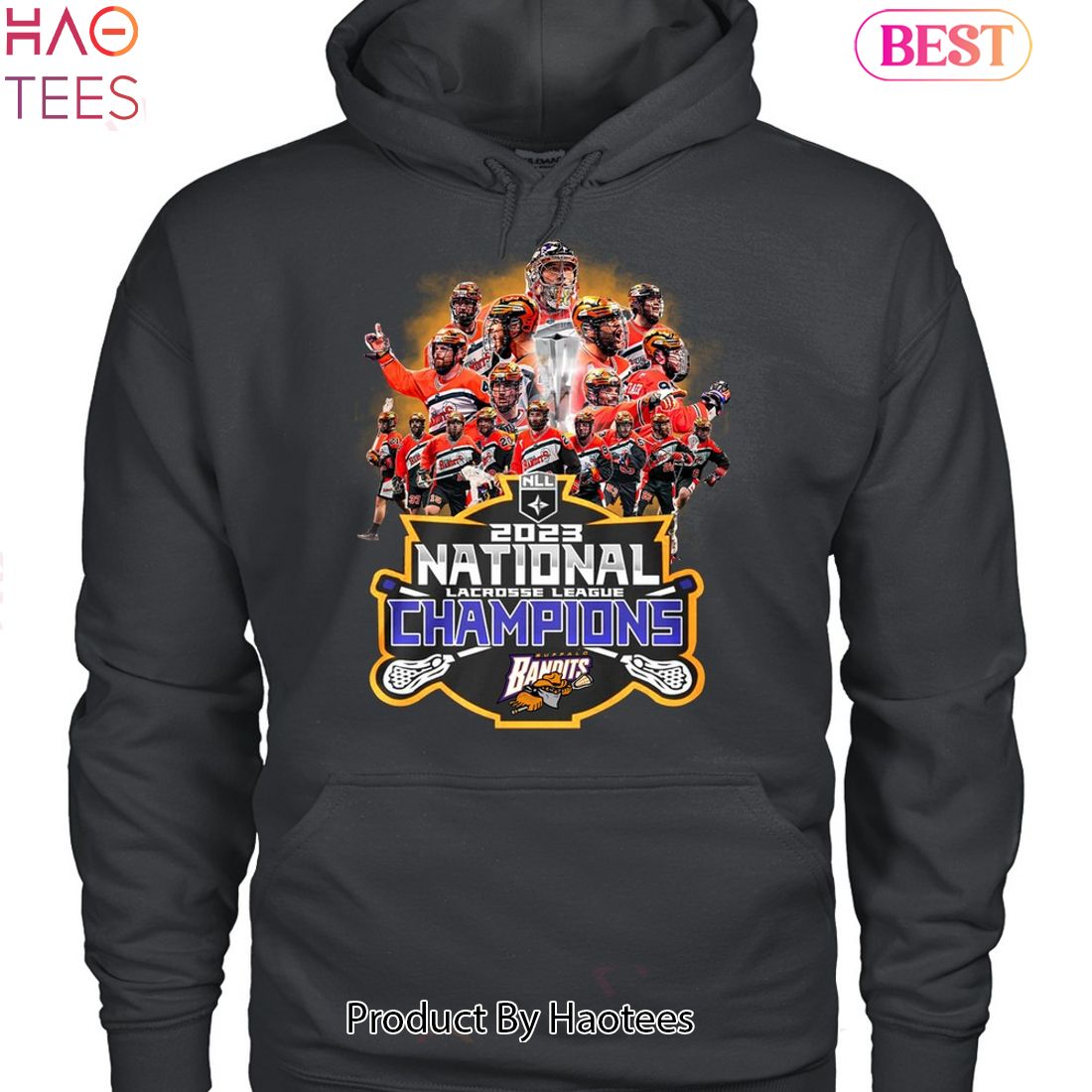 2023 National Lacrosse Leagues Champions Buffalo Bandits Unisex T-Shirt 2023 National Lacrosse Leagues Champions Buffalo Bandits Unisex T-Shirt
