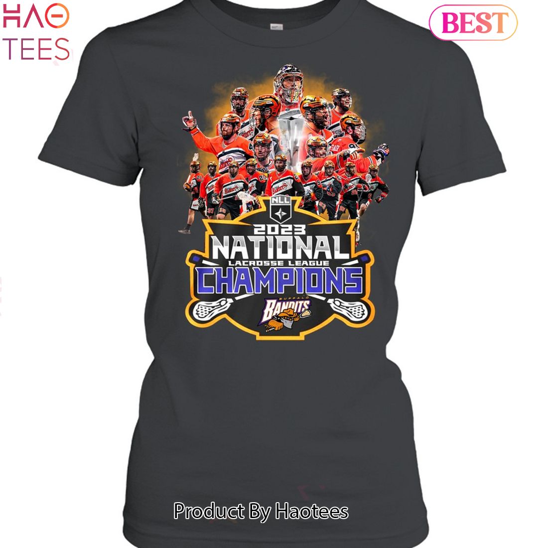 2023 National Lacrosse Leagues Champions Buffalo Bandits Unisex T-Shirt 2023 National Lacrosse Leagues Champions Buffalo Bandits Unisex T-Shirt