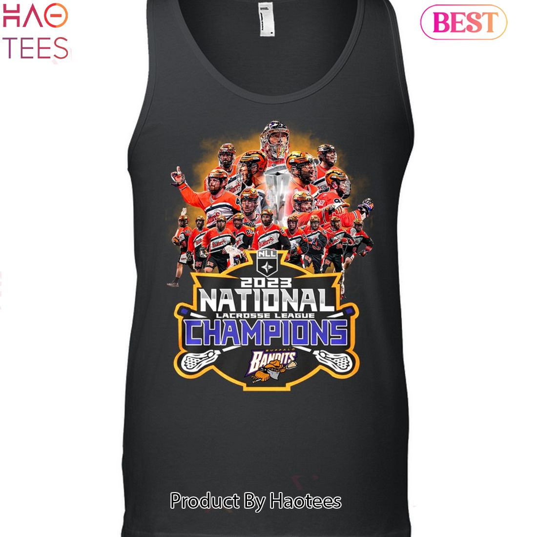 2023 National Lacrosse Leagues Champions Buffalo Bandits Unisex T-Shirt 2023 National Lacrosse Leagues Champions Buffalo Bandits Unisex T-Shirt