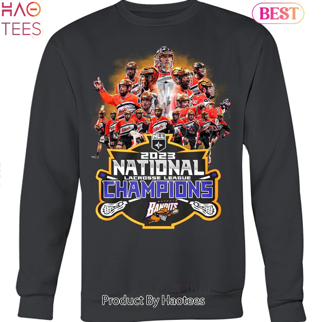 2023 National Lacrosse Leagues Champions Buffalo Bandits Unisex T-Shirt 2023 National Lacrosse Leagues Champions Buffalo Bandits Unisex T-Shirt
