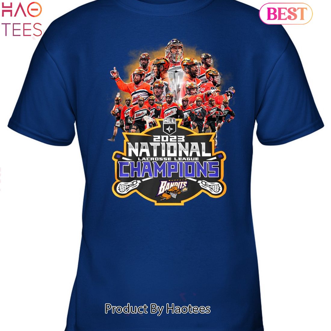 2023 National Lacrosse Leagues Champions Buffalo Bandits Unisex T-Shirt 2023 National Lacrosse Leagues Champions Buffalo Bandits Unisex T-Shirt