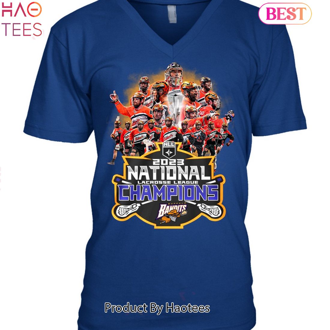 2023 National Lacrosse Leagues Champions Buffalo Bandits Unisex T-Shirt 2023 National Lacrosse Leagues Champions Buffalo Bandits Unisex T-Shirt
