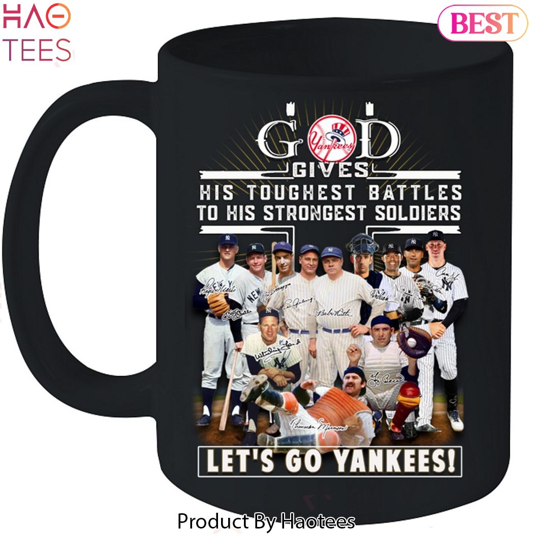 God Gives His Toughest Battles To His Strongest Soldiers-let's Go New York Yankees Unisex T-shirt God Gives His Toughest Battles To His Strongest Soldiers-let's Go New York Yankees Unisex T-shirt