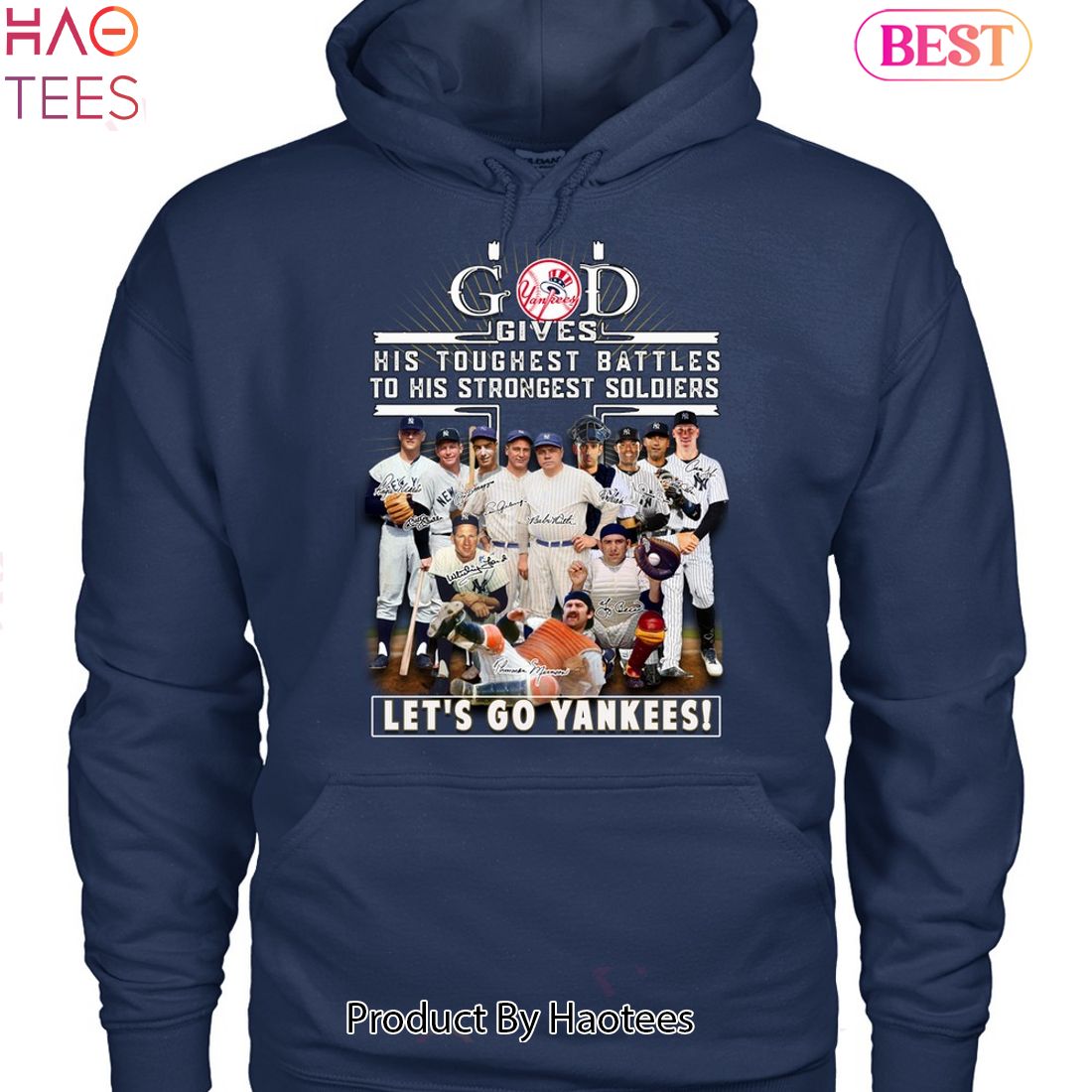 God Gives His Toughest Battles To His Strongest Soldiers-let's Go New York Yankees Unisex T-shirt God Gives His Toughest Battles To His Strongest Soldiers-let's Go New York Yankees Unisex T-shirt