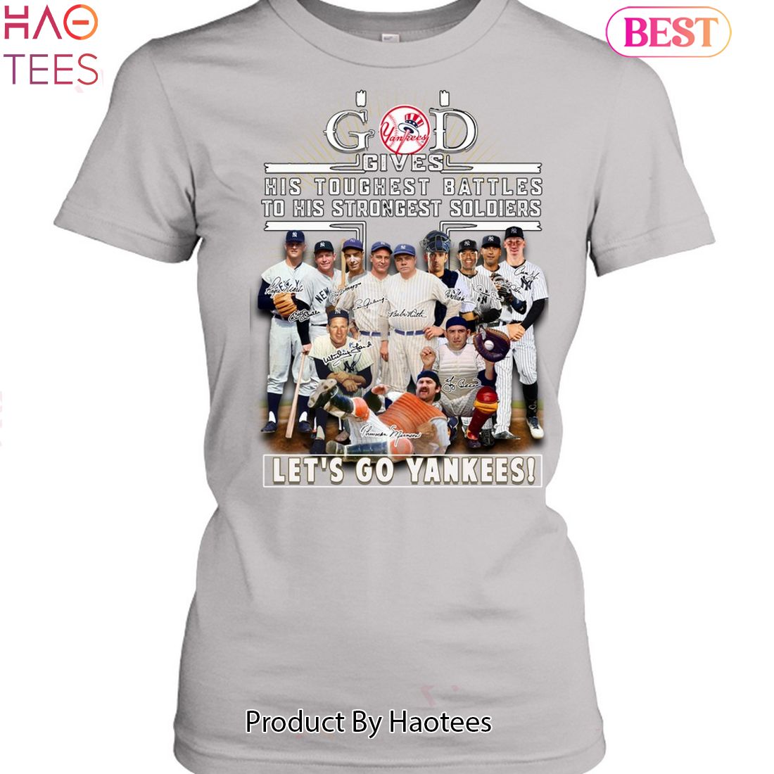 God Gives His Toughest Battles To His Strongest Soldiers-let's Go New York Yankees Unisex T-shirt God Gives His Toughest Battles To His Strongest Soldiers-let's Go New York Yankees Unisex T-shirt