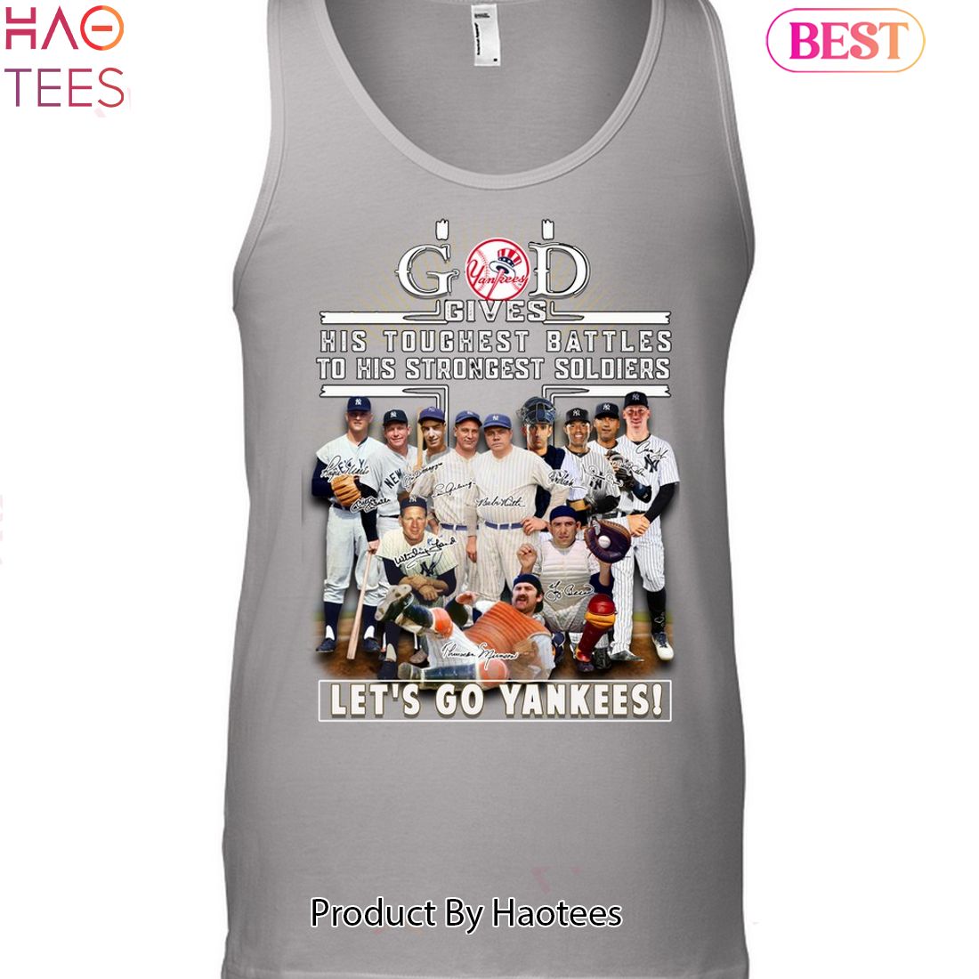 God Gives His Toughest Battles To His Strongest Soldiers-let's Go New York Yankees Unisex T-shirt God Gives His Toughest Battles To His Strongest Soldiers-let's Go New York Yankees Unisex T-shirt