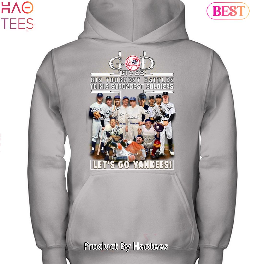 God Gives His Toughest Battles To His Strongest Soldiers-let's Go New York Yankees Unisex T-shirt God Gives His Toughest Battles To His Strongest Soldiers-let's Go New York Yankees Unisex T-shirt