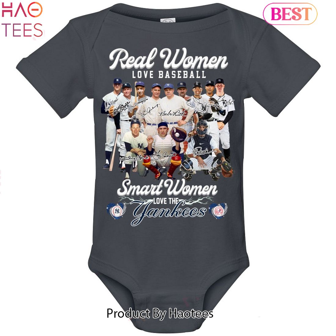 Real Women Love Baseball Smart Women Love The New York Yankees Legend Unisex T-Shirt Real Women Love Baseball Smart Women Love The New York Yankees Legend Unisex T-Shirt