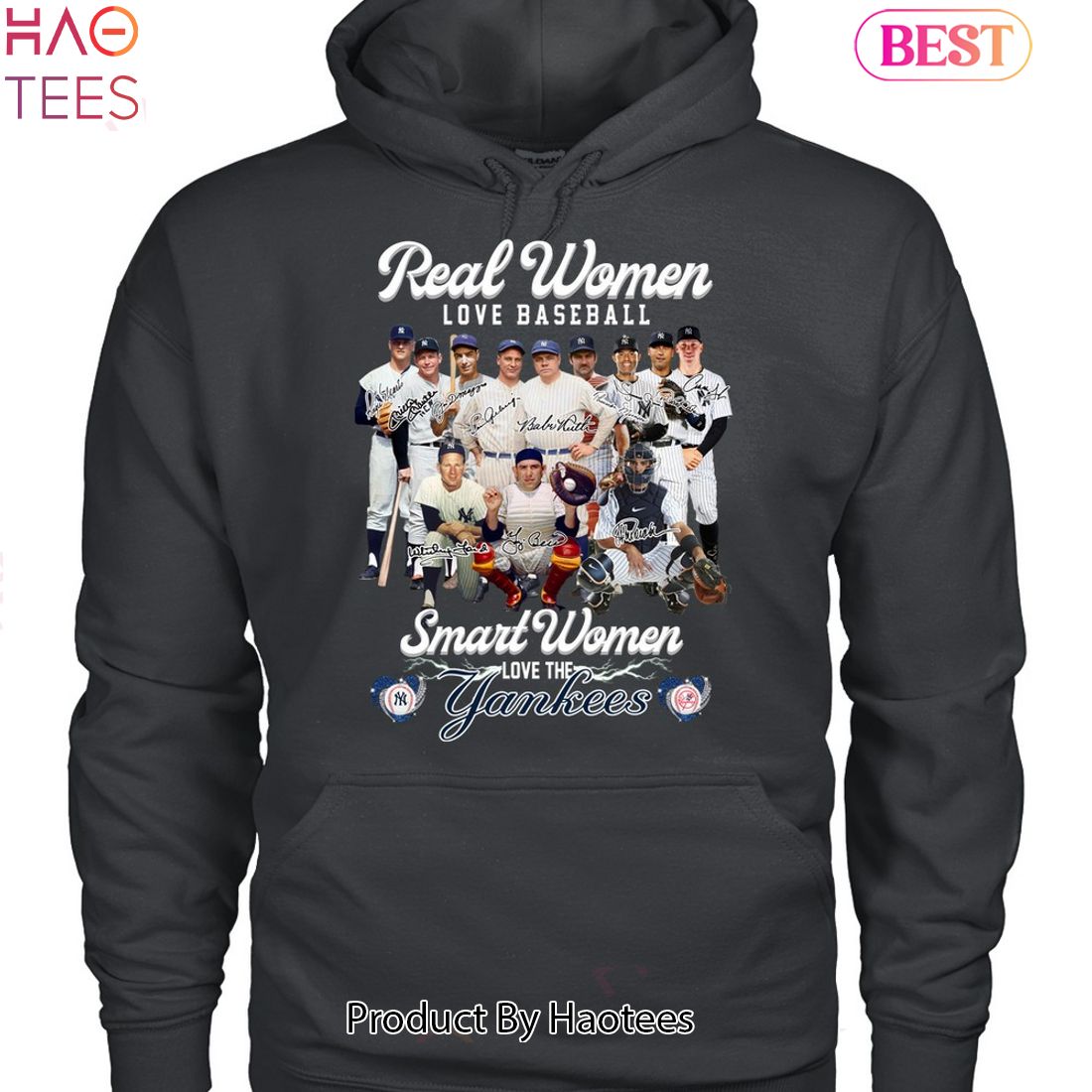 Real Women Love Baseball Smart Women Love The New York Yankees Legend Unisex T-Shirt Real Women Love Baseball Smart Women Love The New York Yankees Legend Unisex T-Shirt