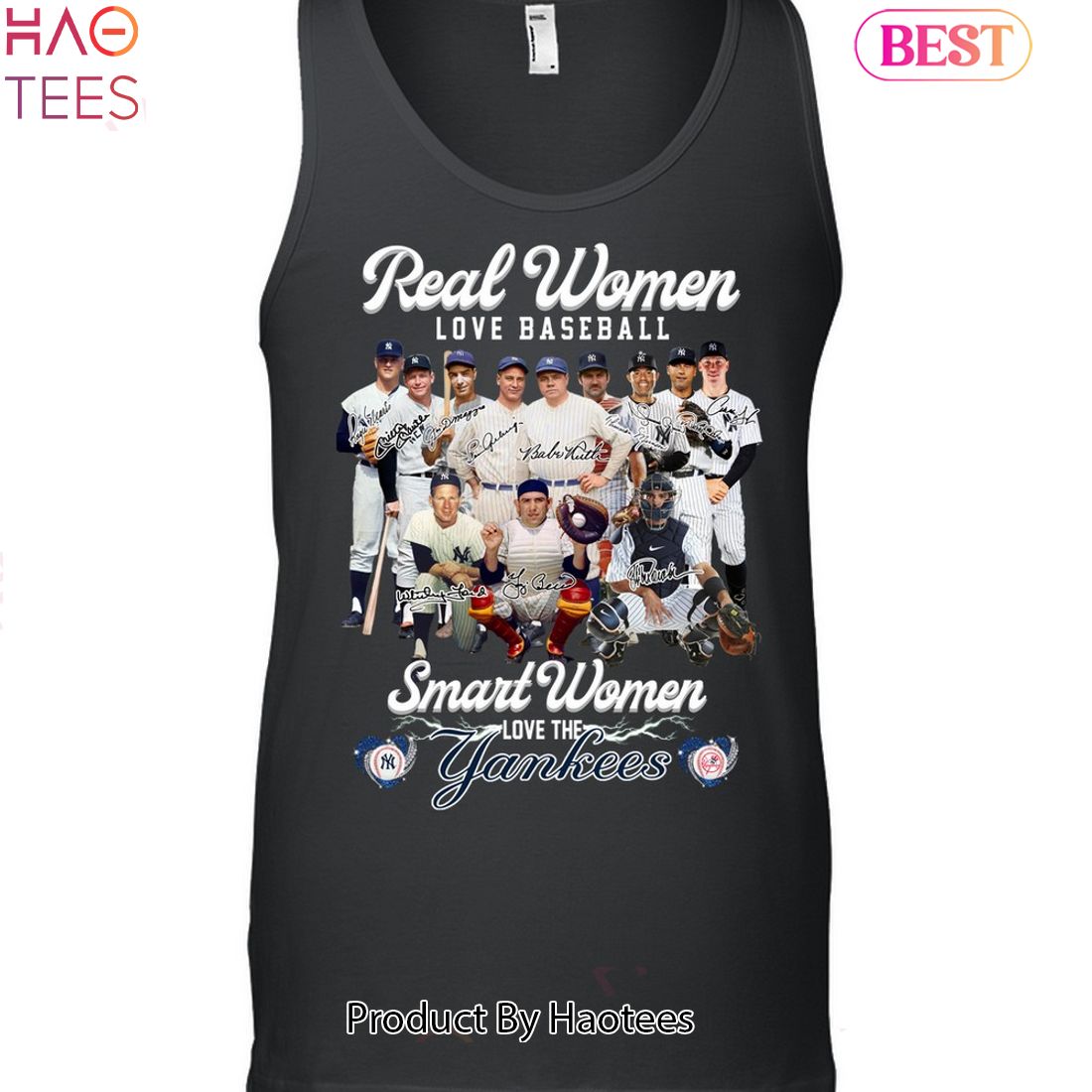Real Women Love Baseball Smart Women Love The New York Yankees Legend Unisex T-Shirt Real Women Love Baseball Smart Women Love The New York Yankees Legend Unisex T-Shirt