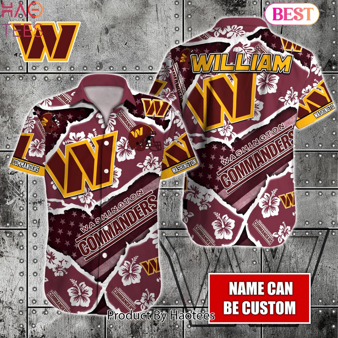 BEST FASHION NFL Washington Redskins Hawaiian Shirt 3D Summer 2023