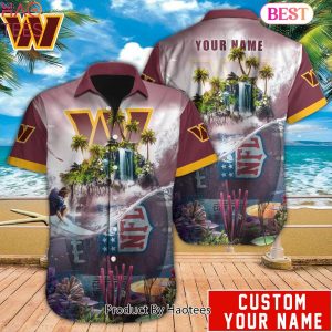 NEW FASHION NFL Washington Redskins Hawaiian Shirt 3D Hot Trend Summer 2023