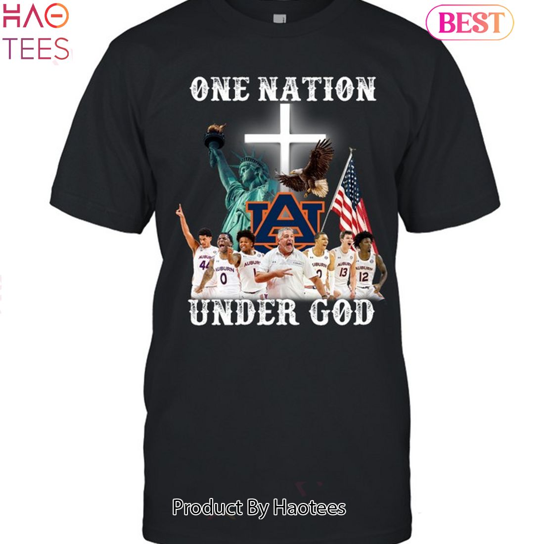 Auburn Tigers One Nation Under God Unisex T-Shirt Auburn Tigers One Nation Under God Unisex T-Shirt