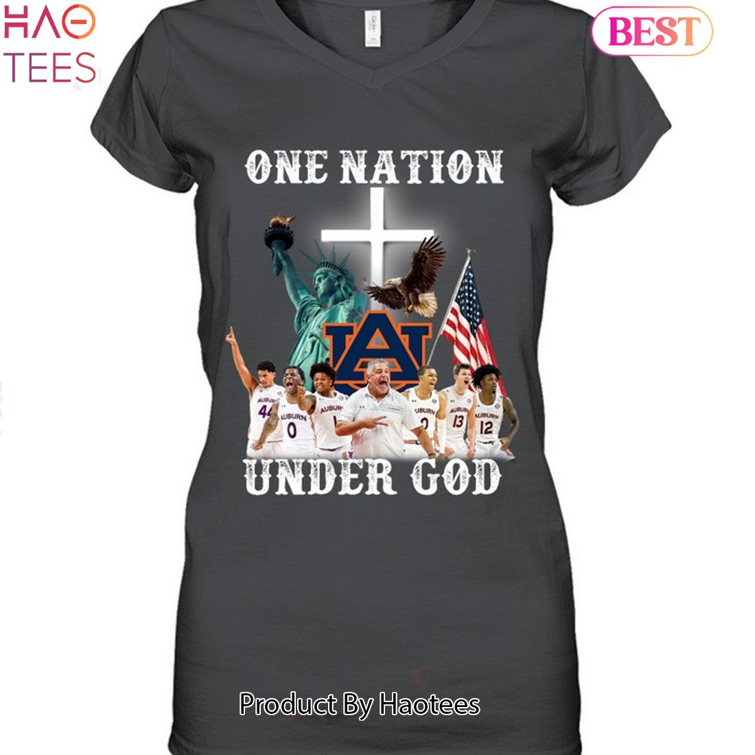 Auburn Tigers One Nation Under God Unisex T-Shirt Auburn Tigers One Nation Under God Unisex T-Shirt