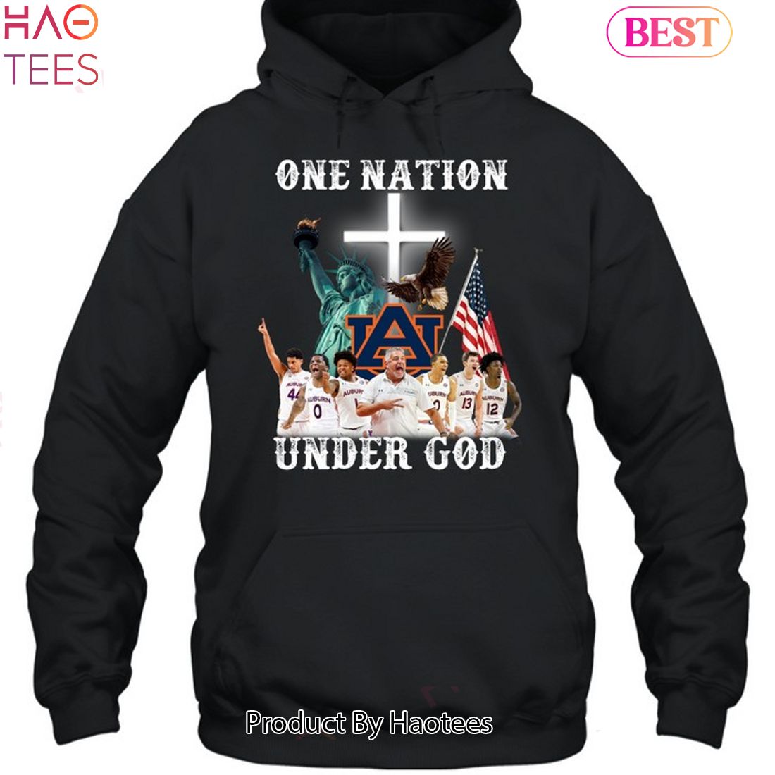 Auburn Tigers One Nation Under God Unisex T-Shirt Auburn Tigers One Nation Under God Unisex T-Shirt