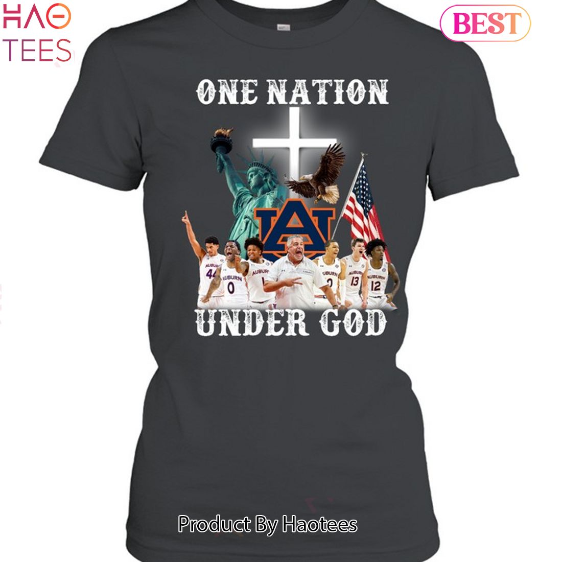 Auburn Tigers One Nation Under God Unisex T-Shirt Auburn Tigers One Nation Under God Unisex T-Shirt