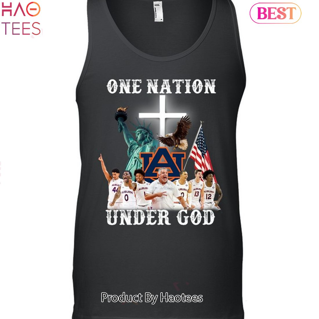 Auburn Tigers One Nation Under God Unisex T-Shirt Auburn Tigers One Nation Under God Unisex T-Shirt