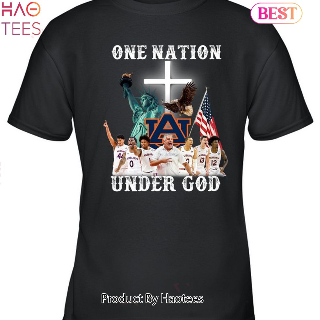 Auburn Tigers One Nation Under God Unisex T-Shirt Auburn Tigers One Nation Under God Unisex T-Shirt