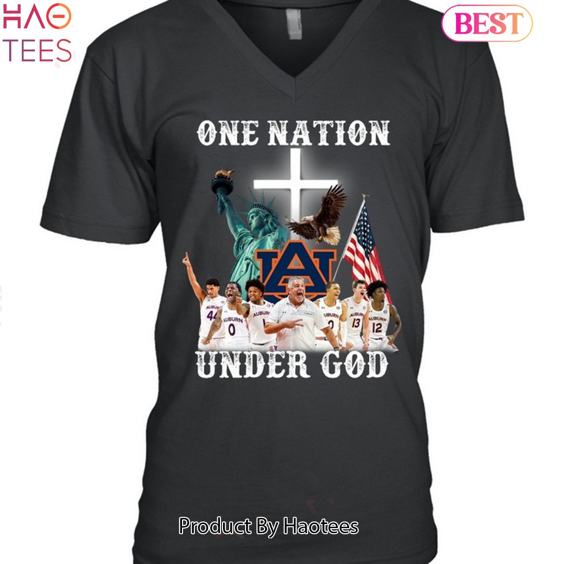Auburn Tigers One Nation Under God Unisex T-Shirt Auburn Tigers One Nation Under God Unisex T-Shirt