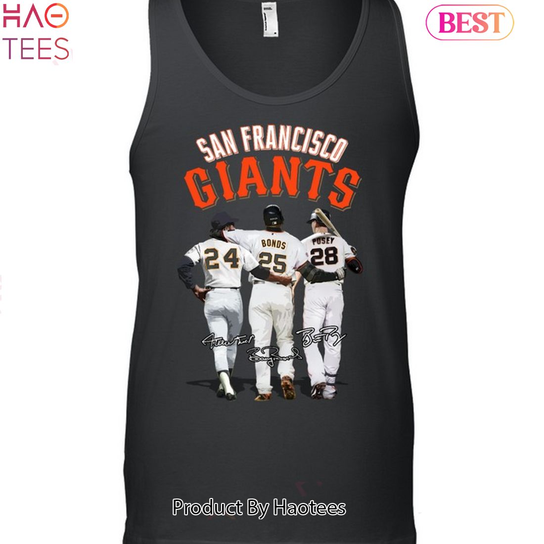 San Francisco Giants Black N White 3D Baseball Jersey Shirt