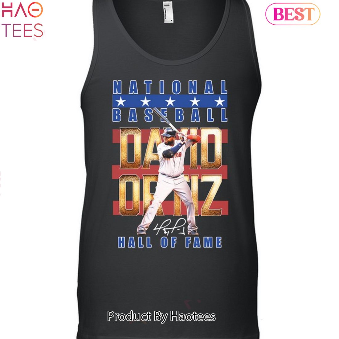 National Baseball David Ortiz Hall Of Fame Unisex T-Shirt National Baseball David Ortiz Hall Of Fame Unisex T-Shirt