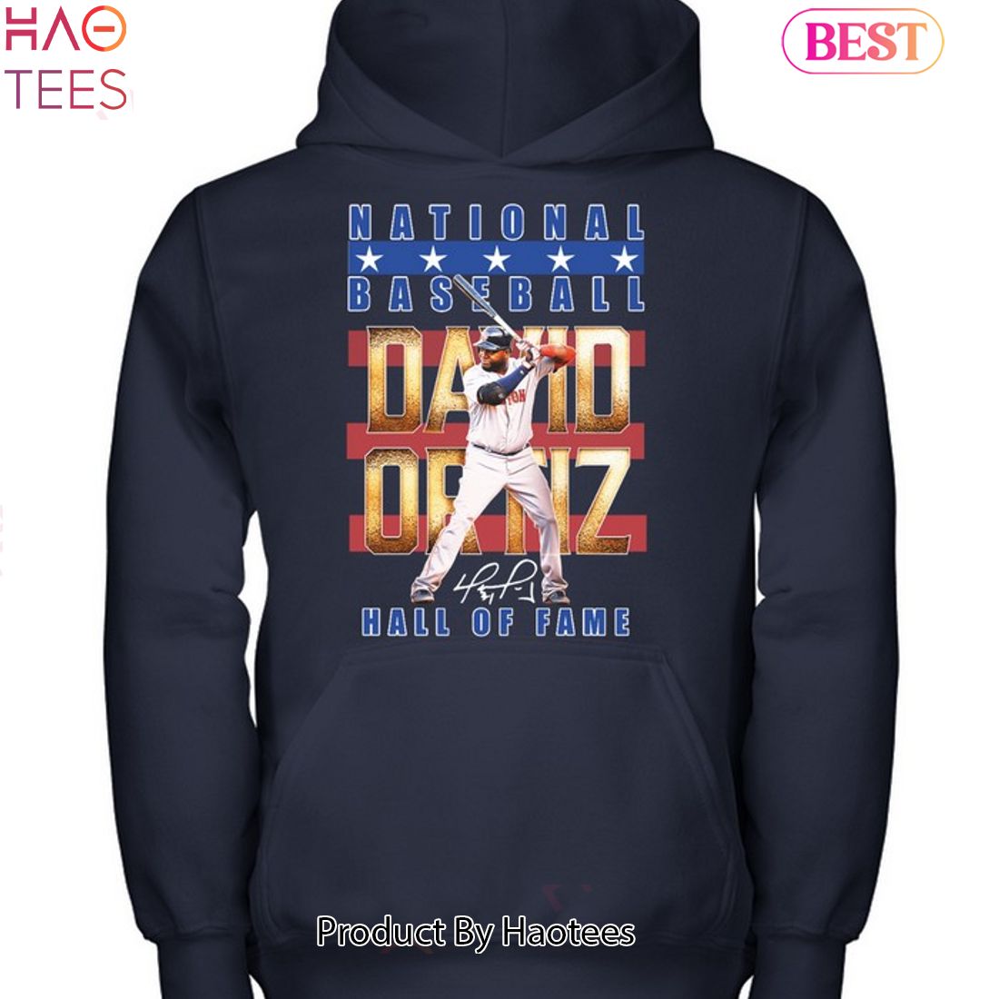 National Baseball David Ortiz Hall Of Fame Unisex T-Shirt National Baseball David Ortiz Hall Of Fame Unisex T-Shirt