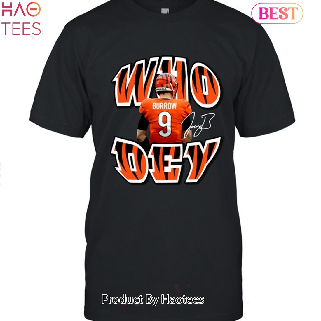 Joe Burrow Shirt , Cincinnati Bengals Who Dey Unisex Hoodie Crewneck