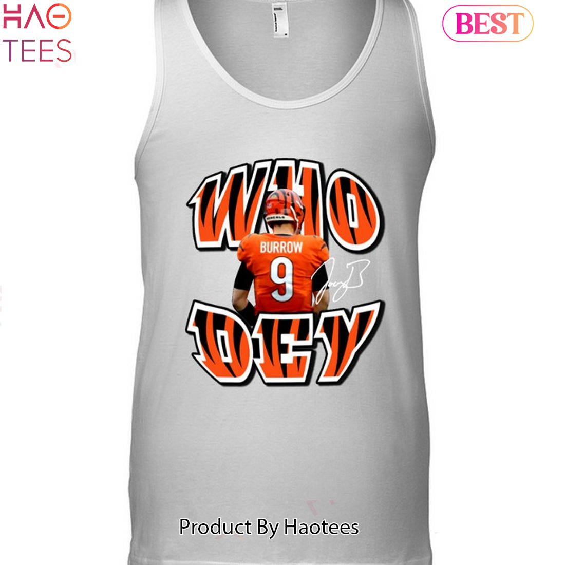 Who Dey Joe Burrow Cincinnati Bengals Unisex T-Shirt Who Dey Joe Burrow Cincinnati Bengals Unisex T-Shirt