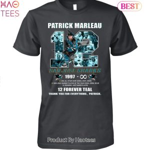 Patrick Marleau 1997 12 Forever Teal Thank You For Everything Unisex T-Shirt