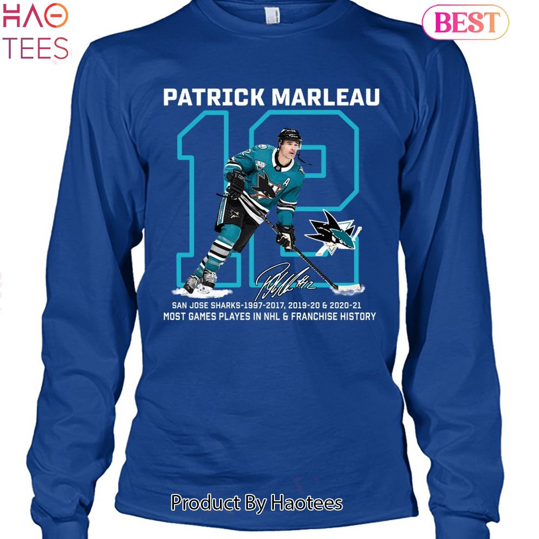 Patrick Marleau San Jose Sharks Unisex T-Shirt