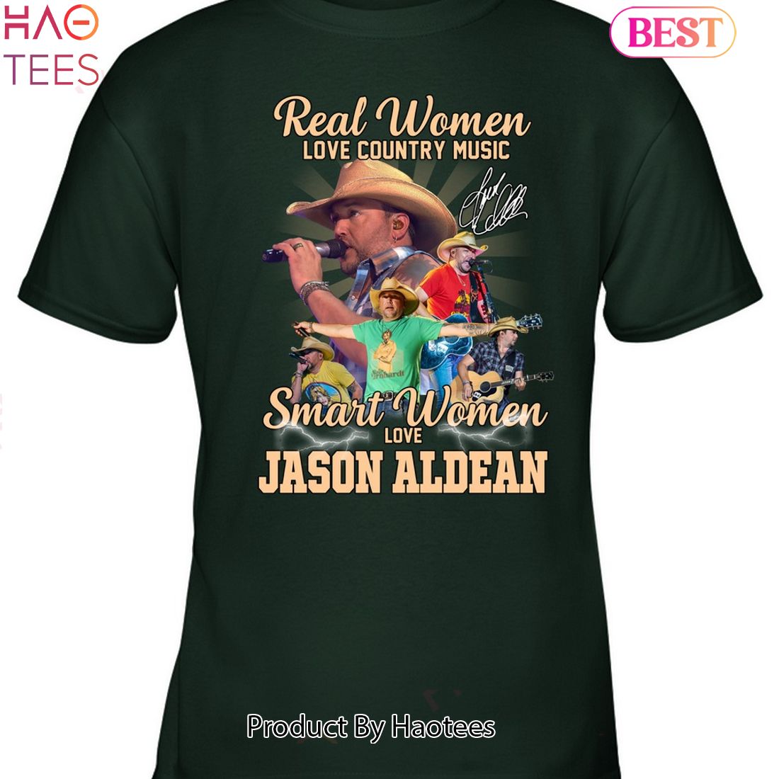 Real Women Love Country Music Smart Women Love Jason Aldean Unisex T-Shirt Real Women Love Country Music Smart Women Love Jason Aldean Unisex T-Shirt