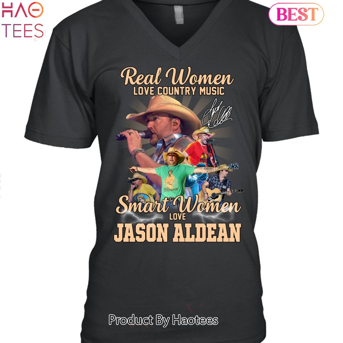 Real Women Love Country Music Smart Women Love Jason Aldean Unisex T-Shirt Real Women Love Country Music Smart Women Love Jason Aldean Unisex T-Shirt