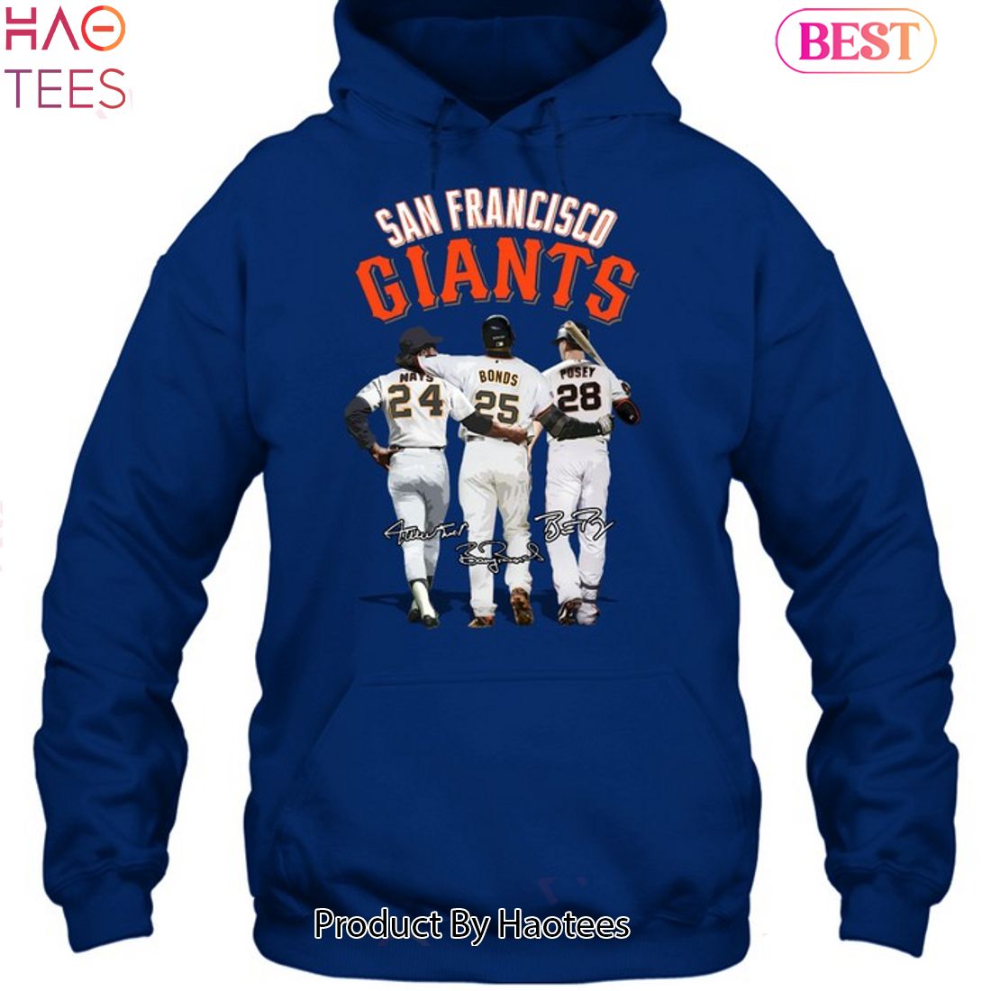 Youth Black San Francisco Giants Winning Streak Pullover Hoodie