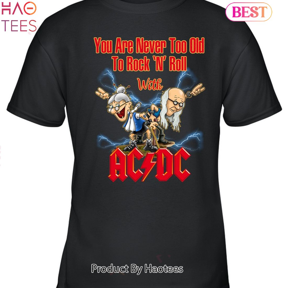 ACDC Skull Rock Baseball Jersey Shirt