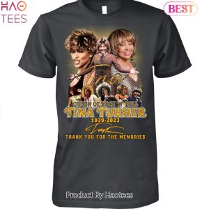 Queen Of Rock N Roll Tina Turner 1939-2023 Thank You For The Memories Unisex T-Shirt