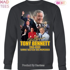 Tony Bennett 1926-2023 Thank You For The Memories Unisex T-Shirt