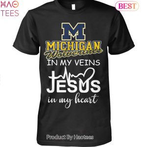 Michigan Wolverines In My Veins Unisex T-Shirt