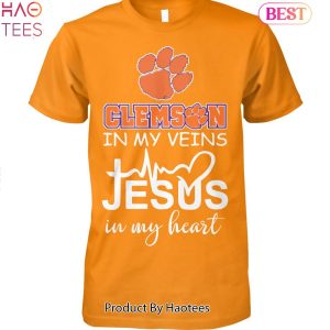 NEW Clemson Tigers In My Veins Unisex T-Shirt