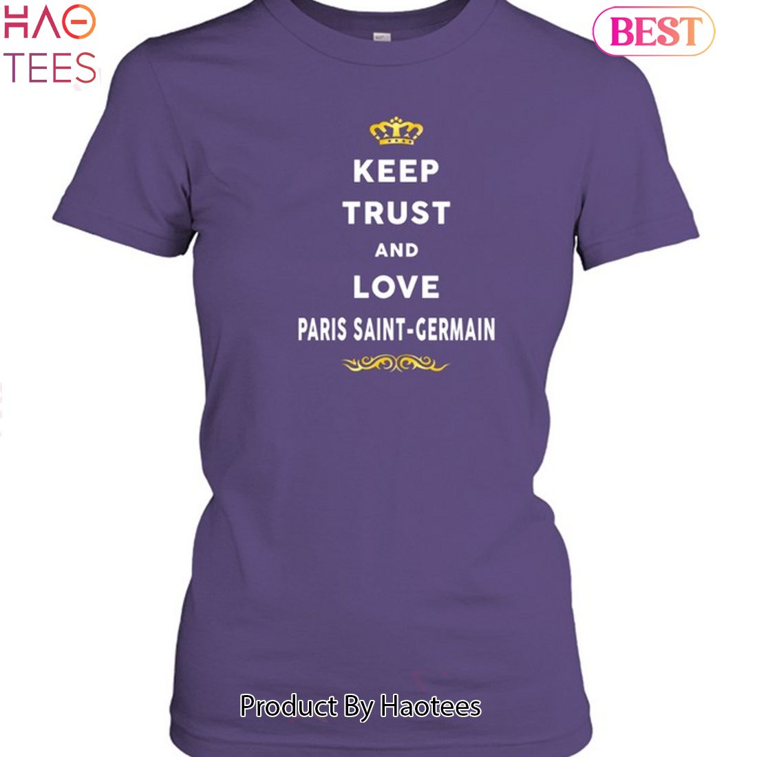 NEW Keep Trust And Love Paris Saint Germain Unisex T-Shirt NEW Keep Trust And Love Paris Saint Germain Unisex T-Shirt