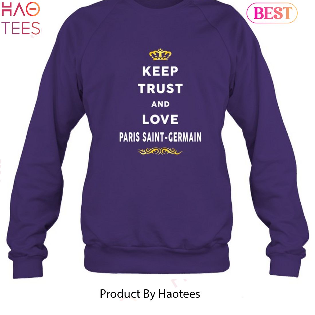 NEW Keep Trust And Love Paris Saint Germain Unisex T-Shirt NEW Keep Trust And Love Paris Saint Germain Unisex T-Shirt