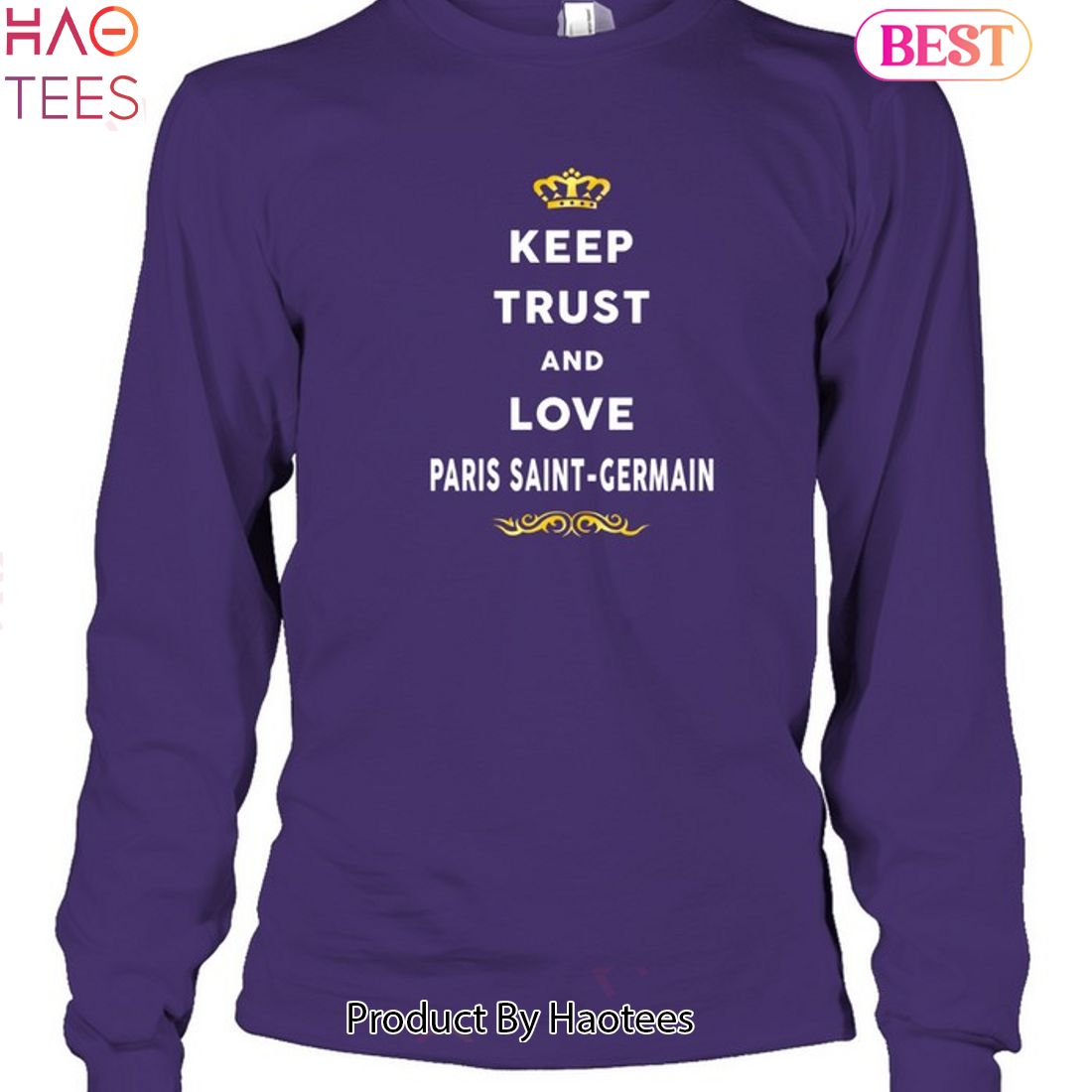 NEW Keep Trust And Love Paris Saint Germain Unisex T-Shirt NEW Keep Trust And Love Paris Saint Germain Unisex T-Shirt