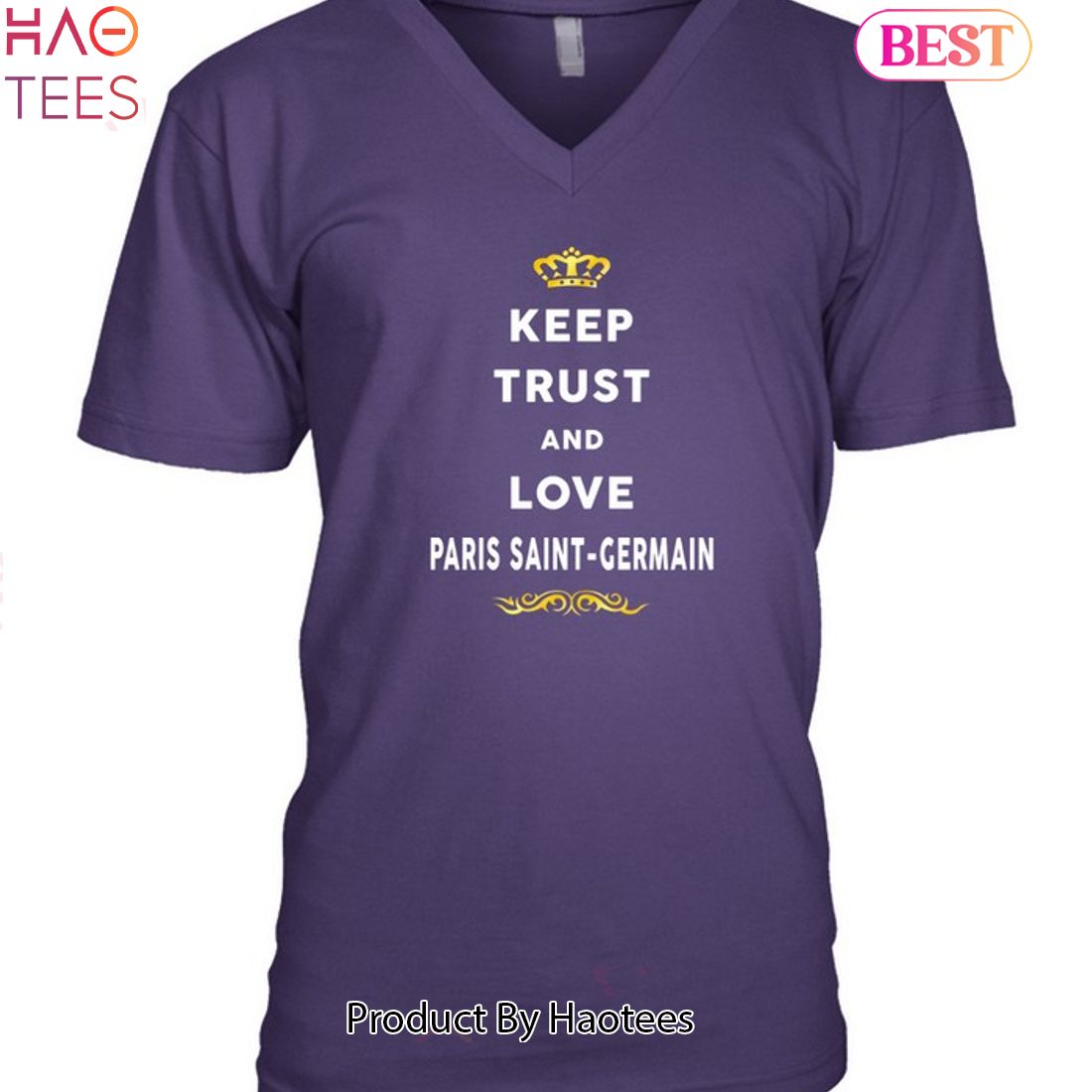 NEW Keep Trust And Love Paris Saint Germain Unisex T-Shirt NEW Keep Trust And Love Paris Saint Germain Unisex T-Shirt