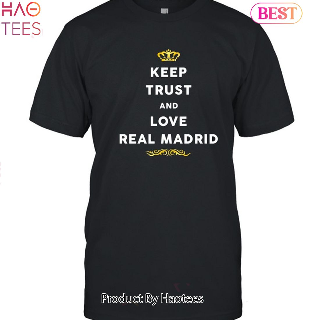 NEW Keep Trust And Love Real Madrid Unisex T-Shirt NEW Keep Trust And Love Real Madrid Unisex T-Shirt